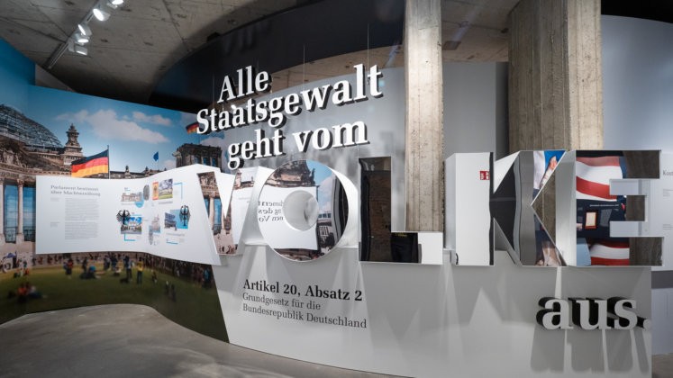Parlamentarische Demokratie, Volk, Staatsgewalt, Deutscher Dom, Ausstellung, Archimedes Exhibitions